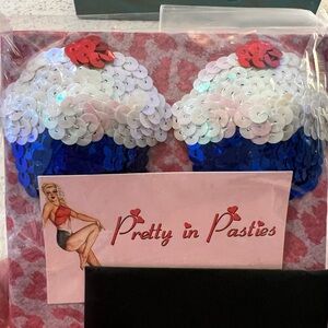 Pretty in Pasties Sequin Cupcake Pasties
